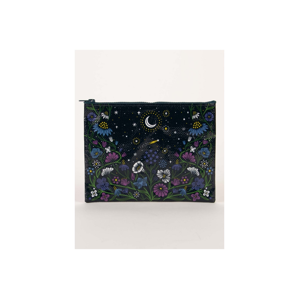 BlueQ, Pouch, Art & School, Unisex, 7.25"x9.5", Zipper, Starry Garden, 676201